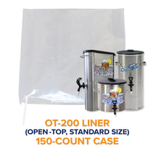 Saftea® Open Top (OT) Beverage Urn  Liner 150-Count Case (OT-200 - Standard Size)