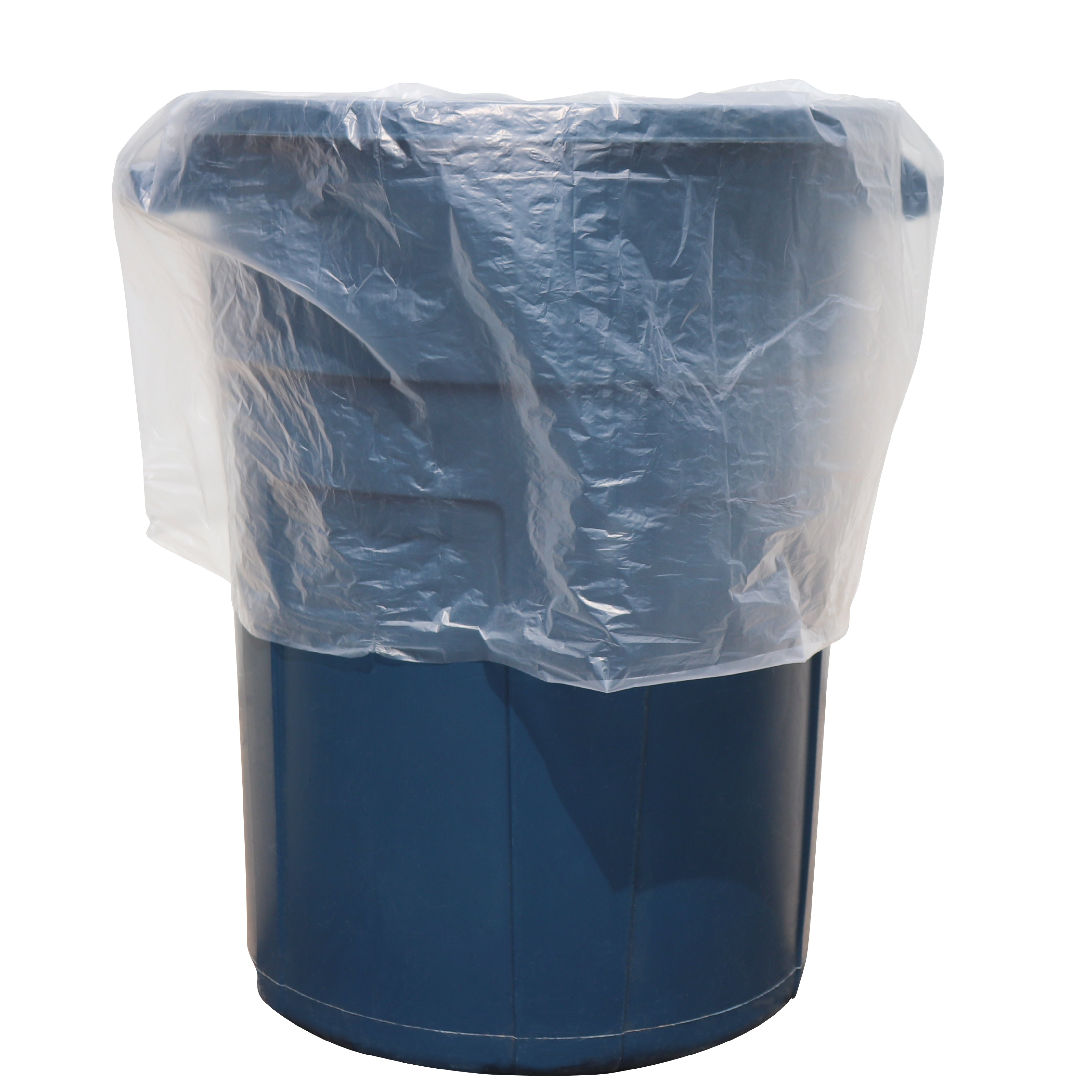 LLDPE Liners-60 Gallon Black Trash Bags 38x58 1.5 mil 100 Bags per case  (L38581.5K ) - ePackageSupply