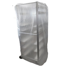 32" x 23.5" x 83" 0.6 Mil LLDPE/HDPE Gusseted Food Grade Liner - Bread Rack Cover