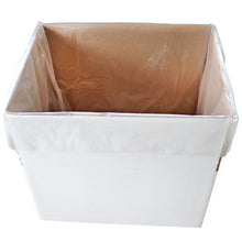 30" x 18" x 35" 2.0 Mil Clear Gusseted Biodegradable* Liners