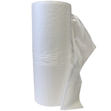 24.5" x 17.5" x 34" 1.1 Mil Clear Gusseted Perforated Biodegradable* Liners on a Roll