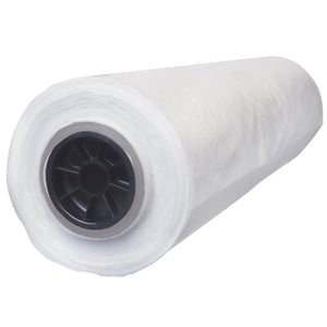 16" x 13.5" x 26" 1.0 Mil Clear Gusseted Perforated Biodegradable* Liners on a Roll