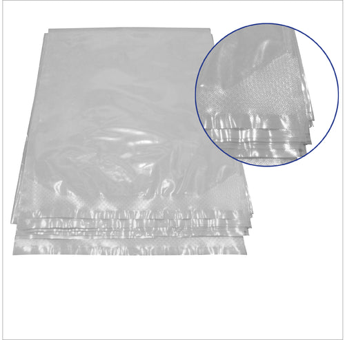 Angle Heat Sealed Cook Chill Bag with Close Up View of Angle Seal