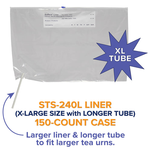 Saftea® Liner 150-Count Case  (STS-240L -  X-Large Liner)